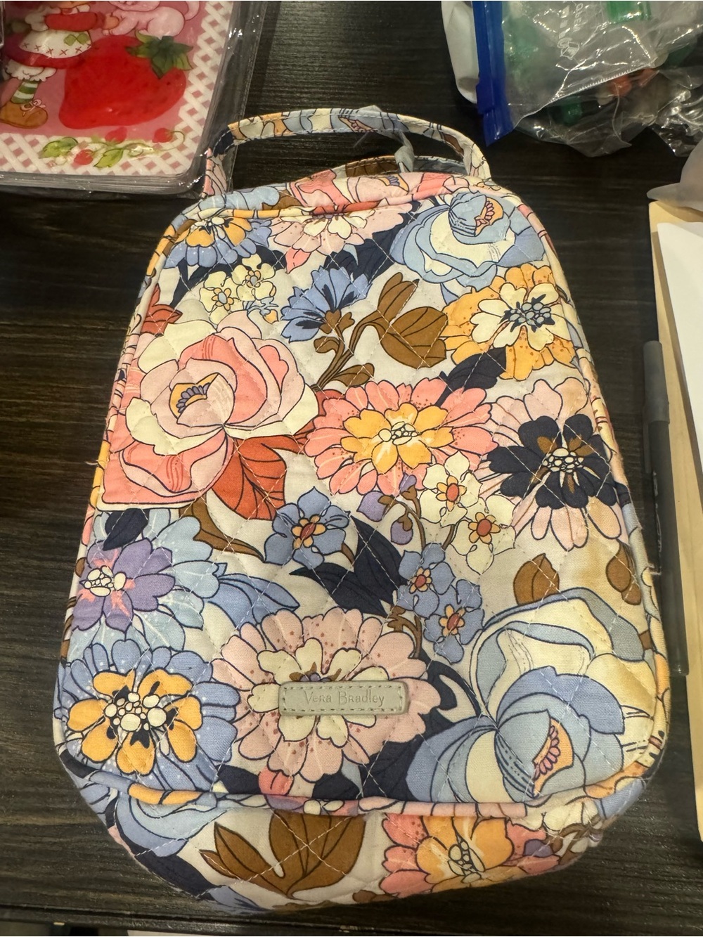 Vera Bradley Quilted Aloha Blooms Lunchbag
